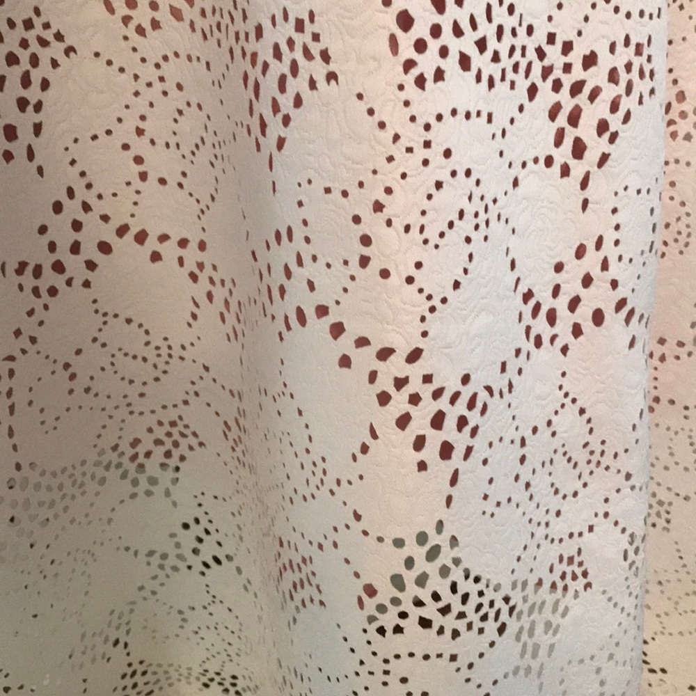NWT white lacy midi dress - Picture 3 of 4